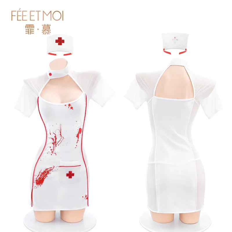 Erotic Bloody Nurse Cosplay Costume