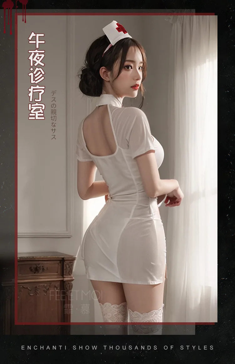 Erotic Bloody Nurse Cosplay Costume